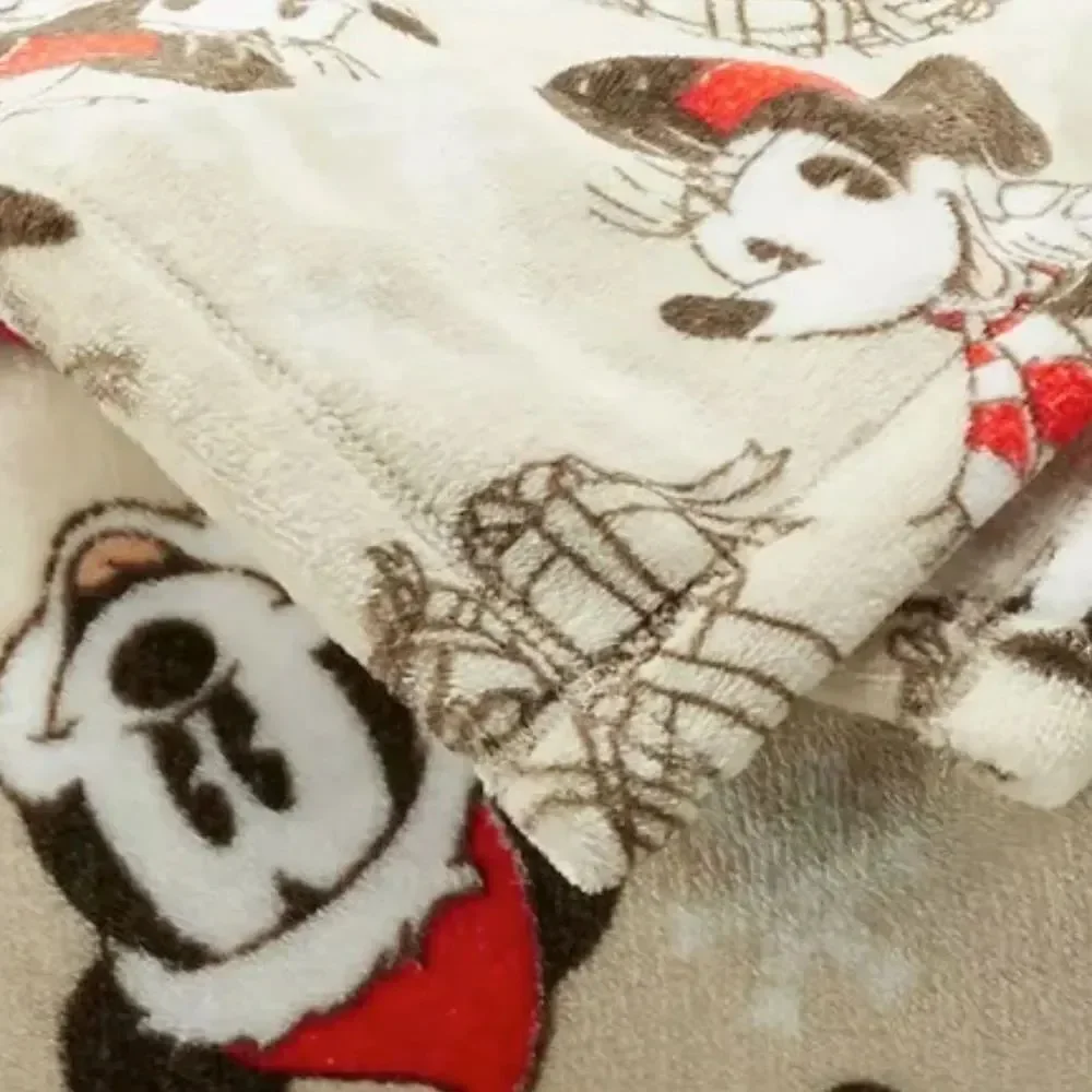 Disney Mickey Mouse Oversized Super Soft Printed Plush Throw Blanket Minnie
